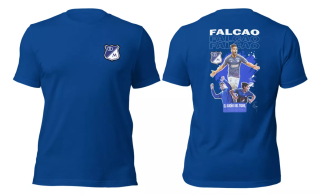 Camiseta de Fútbol Millonarios Falcao García - 100% Algodón Peinado